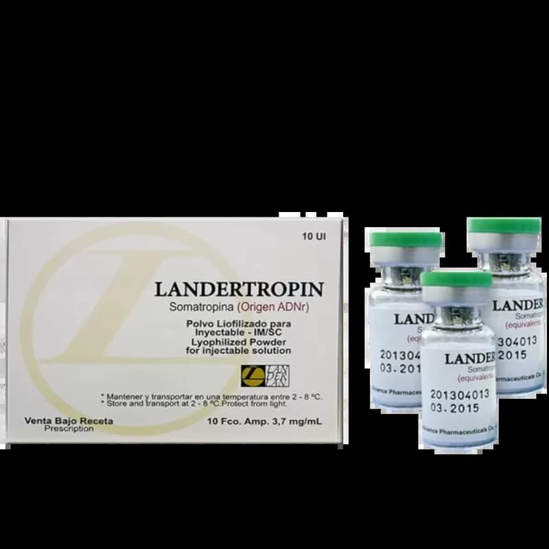 Landertropin GH 100ui – Hormônio de Crescimento — Kit 5un – TESTO